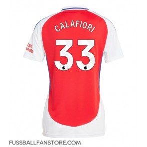 Arsenal Riccardo Calafiori #33 Replik Heimtrikot Damen 2024-25 Kurzarm